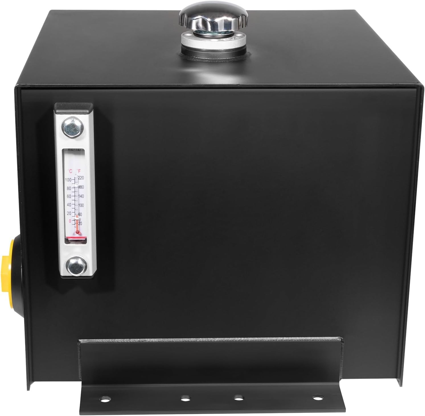 For Machinery 7-Gallon Hydraulic Fluid Reservoir Tank 14 Gauge Steel Oil Tank