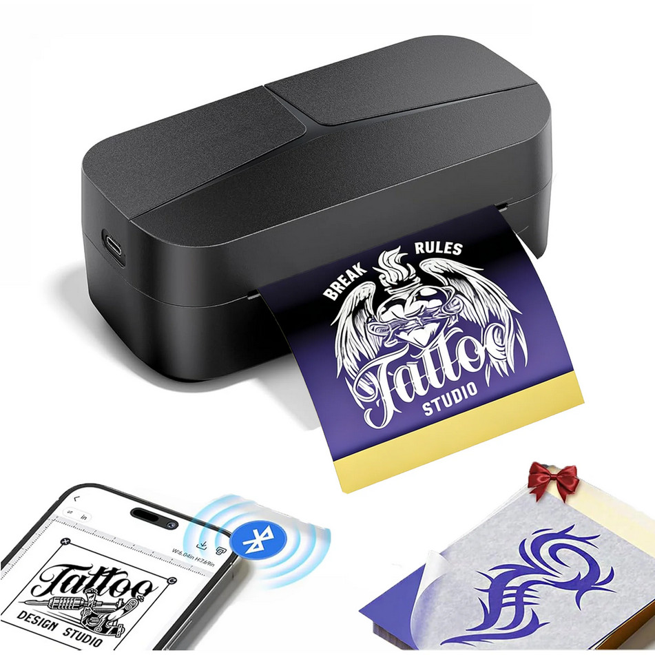 Phomemo TP32Tattoo Stencil Printer for Beginner, Mini Tattoo Printer, New 2 in 1