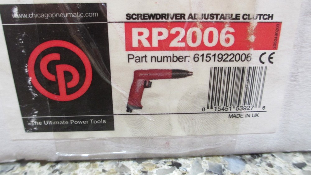 Chicago Pneumatic RP2006 Screwdriver