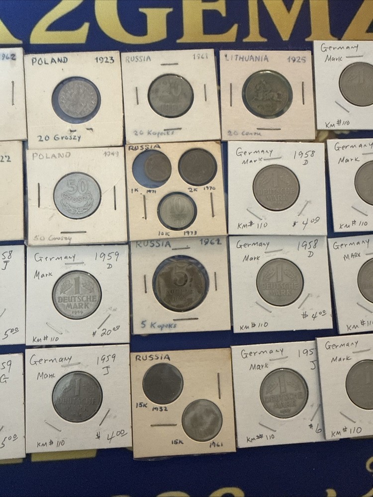 Large Bulk Of World Coins