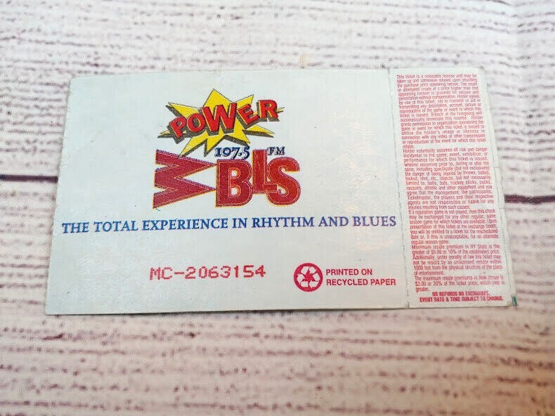 Neil Young & Crazy Horse Madison Square Garden 1996 Ticket Stub