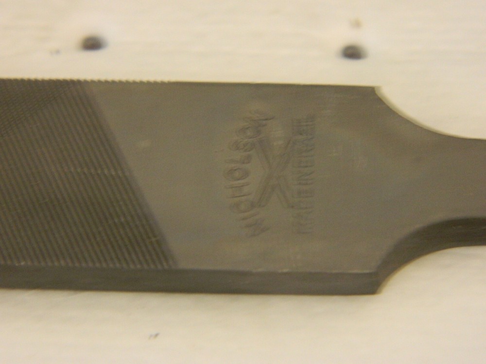 NICHOLSON American-Pattern File: 8″ Long, Flat, Double qty 12 05919N