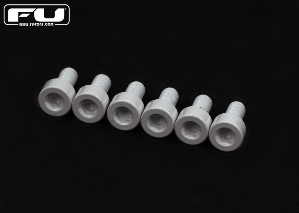 FU-TONE Saddle Mounting Screw Set (6) - White