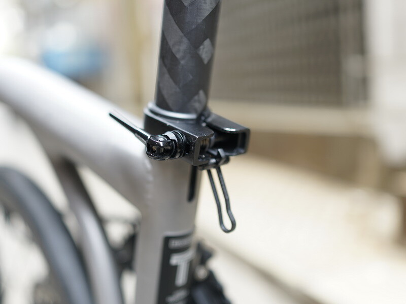 Ti Atom/seatpost clamp for Brompton T Line