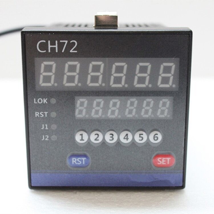 Electronic Encoder Digital Length Counter CH72 Measuring Wheel Roll Length Gauge