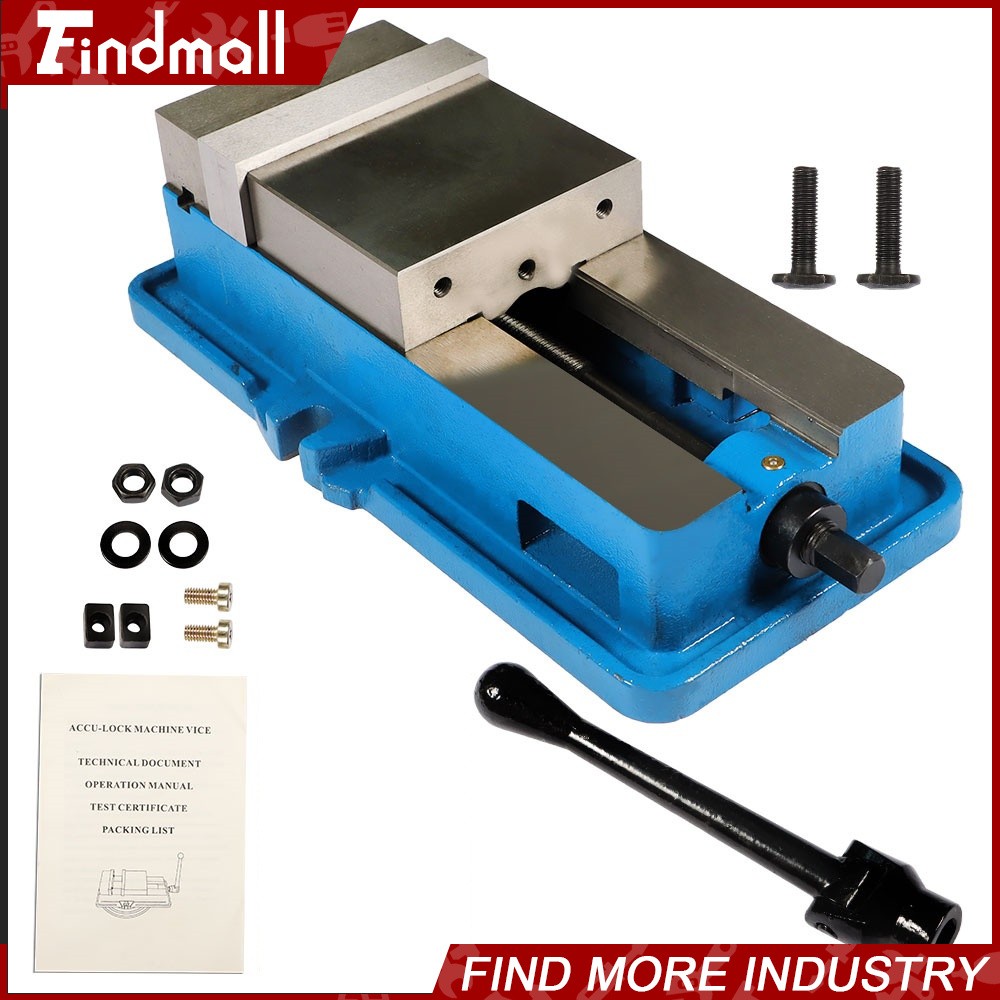 Findmall Lockdown CNC 5" Milling Machine Bench Vise Clamping Vice Without Base