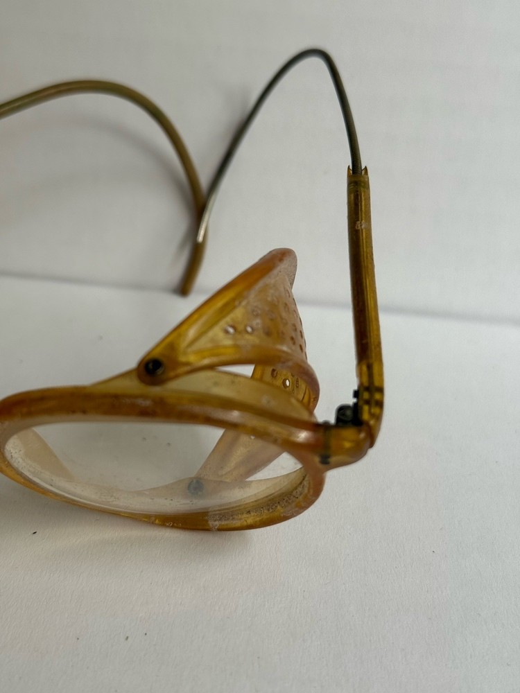 VTG Goggles Safety Glasses Spectacles Cool Old Steampunk READ……