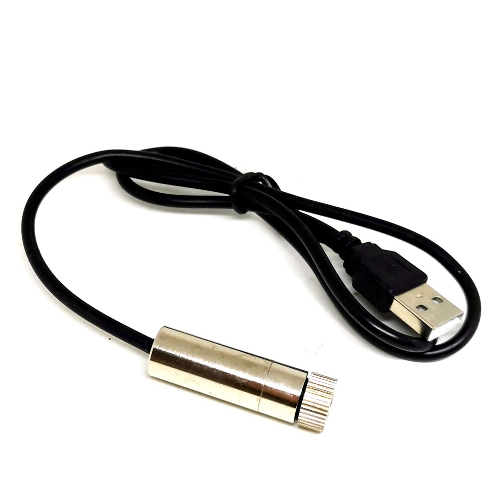 USB adapter 450nm 80mw Focusable Blue Dot/Line/Cross Laser Module Alignment Tool