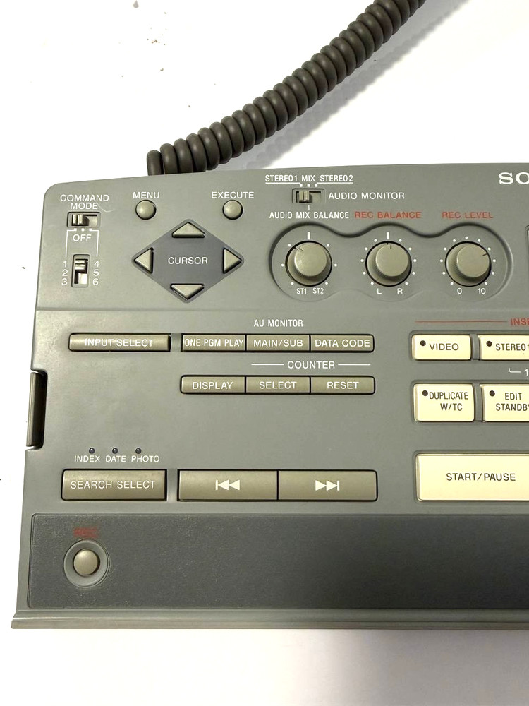 Control Panel for SONY DSR-30 Digital Videocassette Recorder