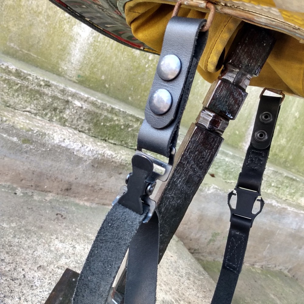 Leather Fire Helmet Chin Strap