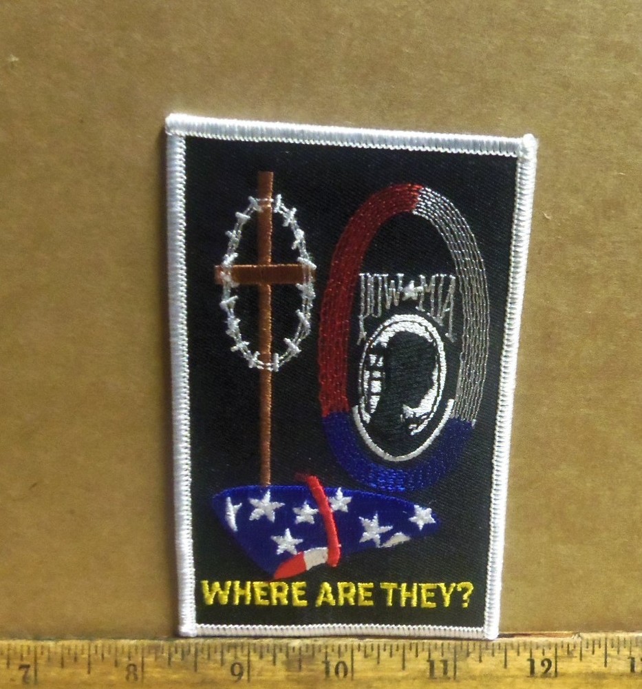POW*MIA - Where Are They? Embroidered Patch