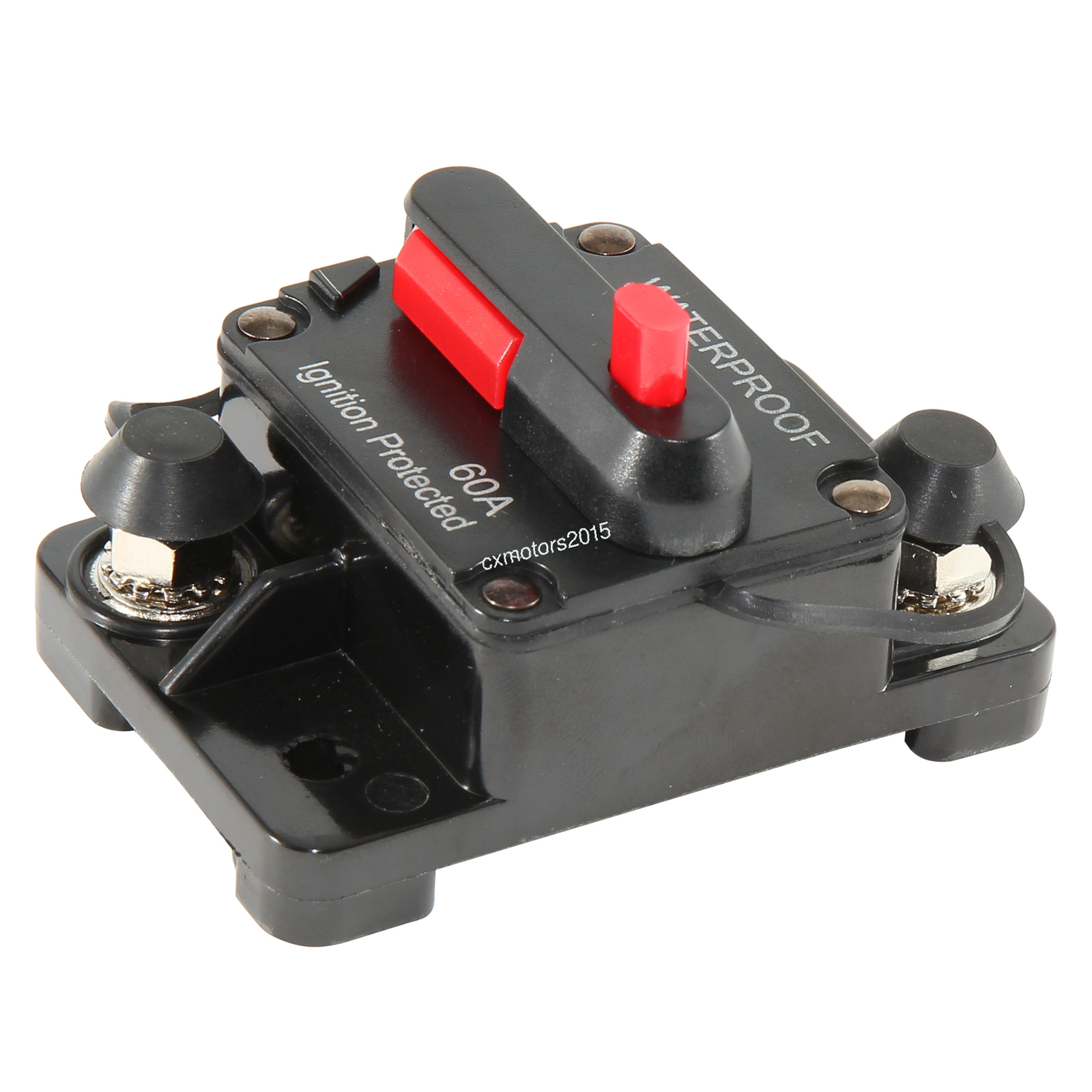 Electric Trolling Motor 60Amp Fuse Marine Circuit Breaker for Audio System Fuse