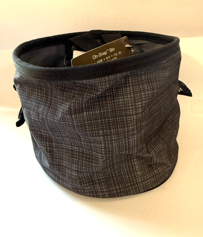 THIRTY ONE - Oh-Snap bin - Black Cross Pop - NWT