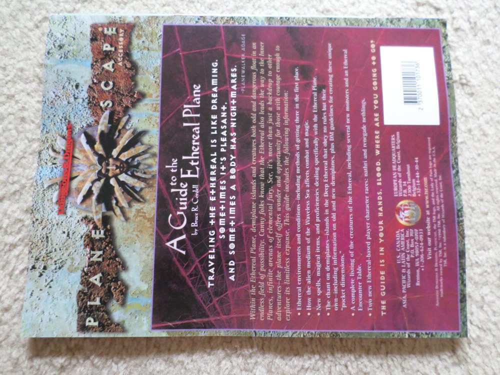 a Guide to the Ethereal Plane Dungeons & Dragons Planescape