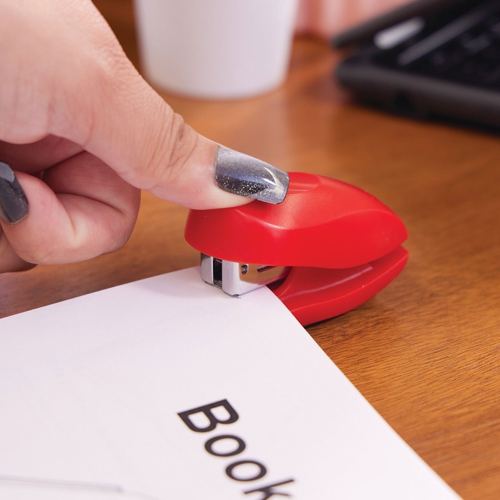 Swingline TOT Mini Stapler 48212 with Staples, Rio Red