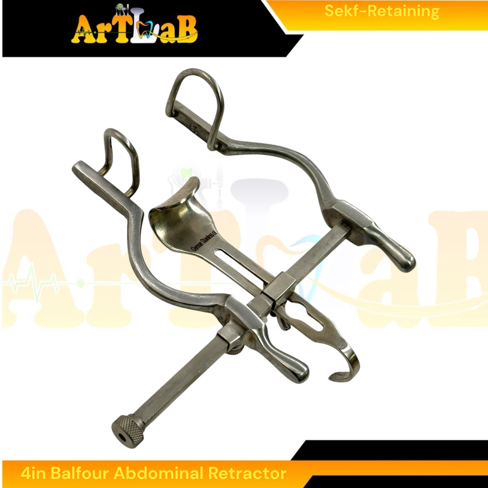 4in Balfour Retractor Veterinary Abdominal Retractor Tool German Stainless