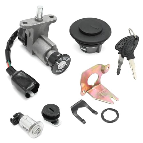 Ignition Switch Lock Cylinder with Key Kit, Ignition Starter Switch
