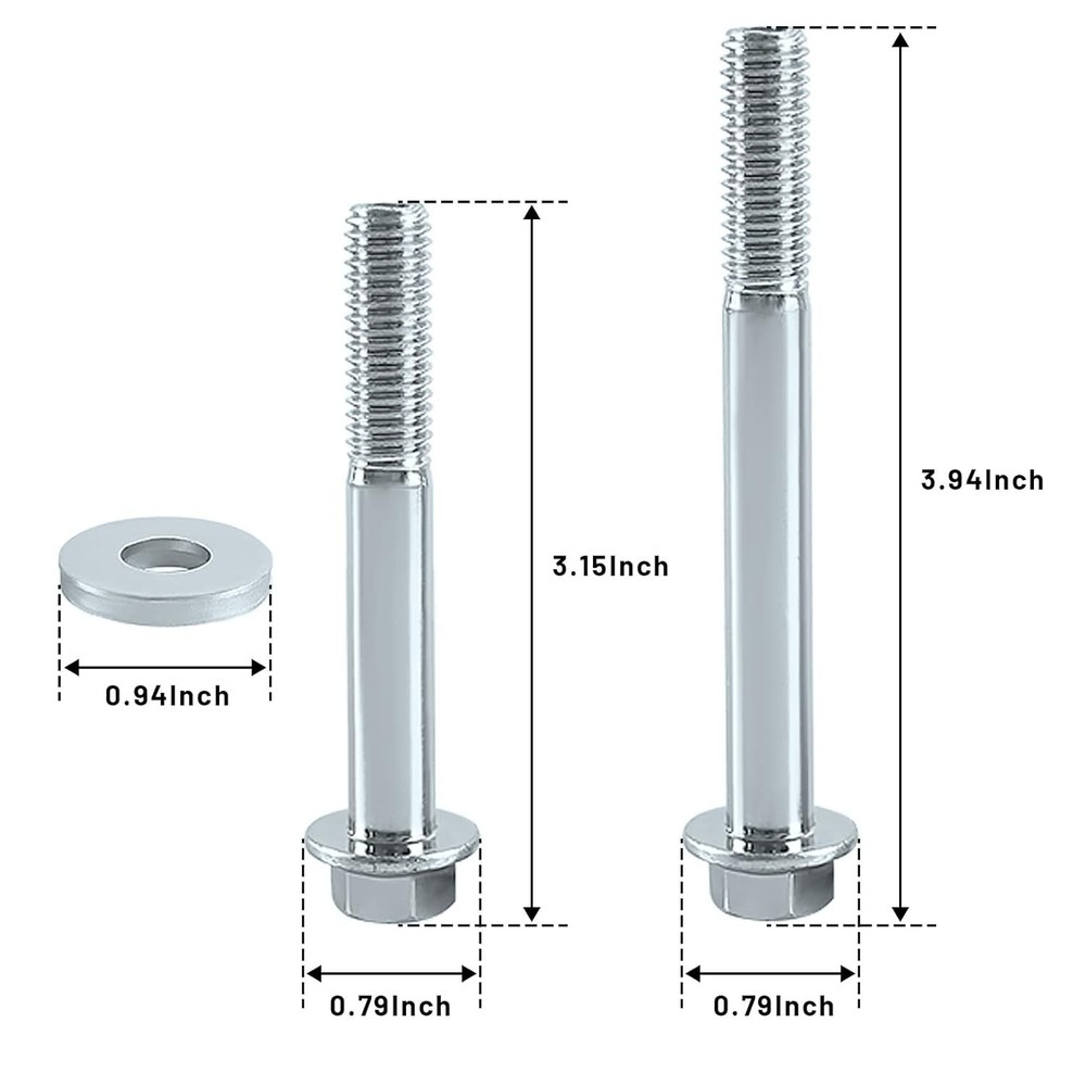 Durable LS Engine Stand Bolt Kit - 12 Flange Bolts for Secure Engine Support