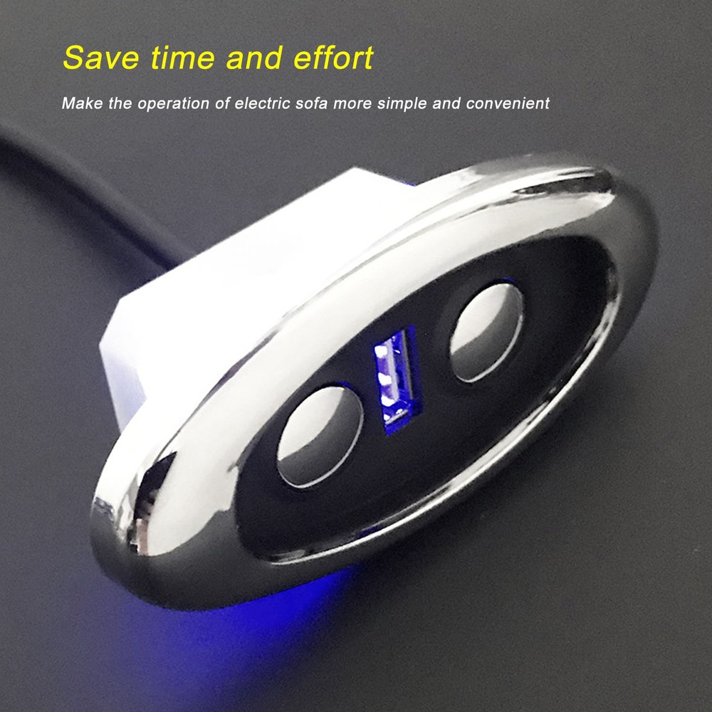 Electric Sofa Controller LED Backlight Single USB Charging Port 5 Pin Electr