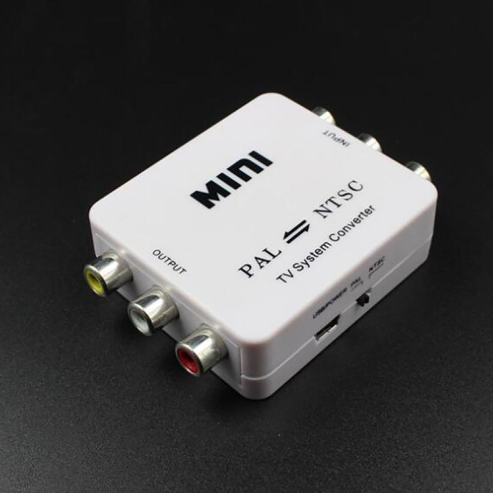Bi-Directional Video Composite USB Powered PAL NTSC Mini Converter Adapter
