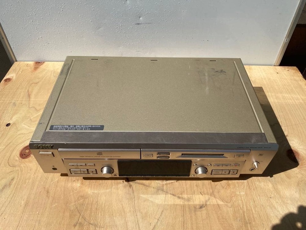 SONY MXD-D3 Compact Disc Mini Disc Deck CD MD Player Operation confirmed