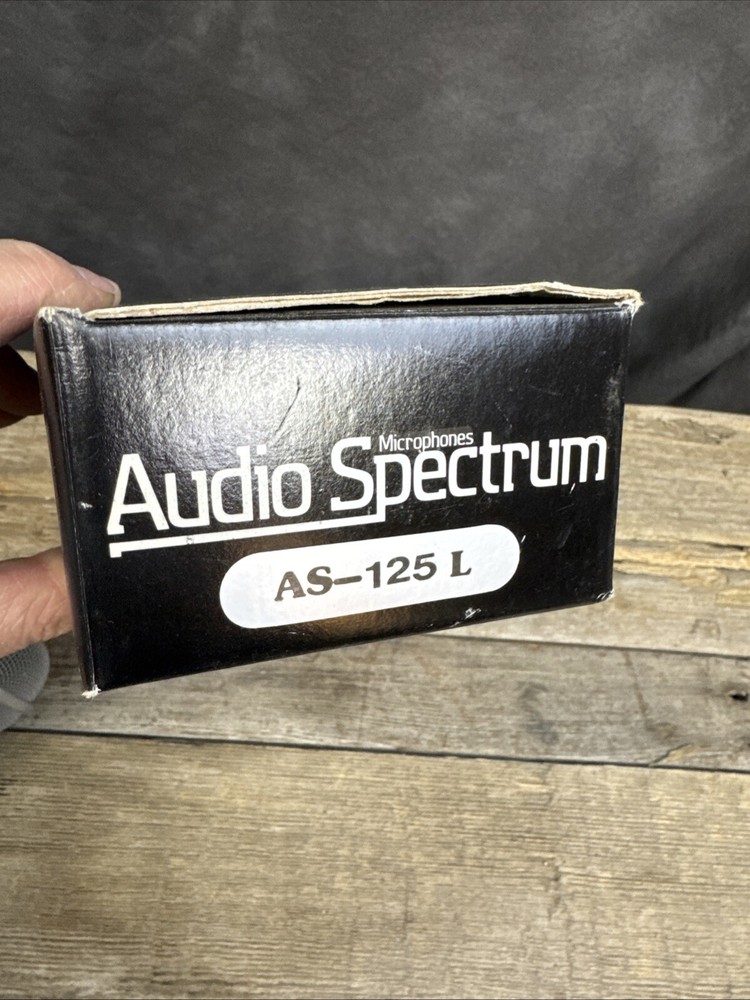 Audio Spectrum Microphone AS-125L LOW IMP UN-DIRECTIONAL