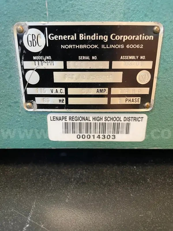GBC Binding 111PM Spiral Binding Paper Punch