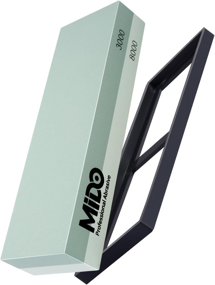 Knife Sharpening Stone 2 Side Grit 3000/8000 Whetstone Knife Sharpener Stone wit