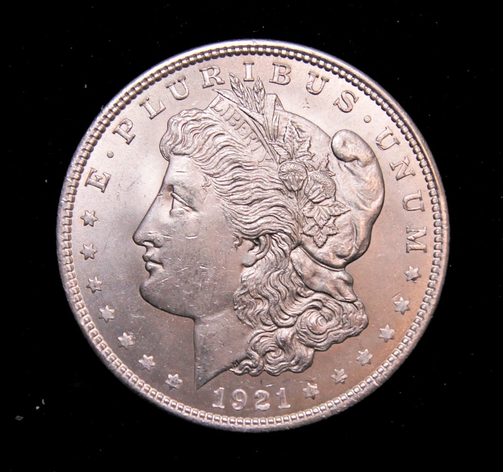 1921 Morgan Silver Dollar  UNC+++