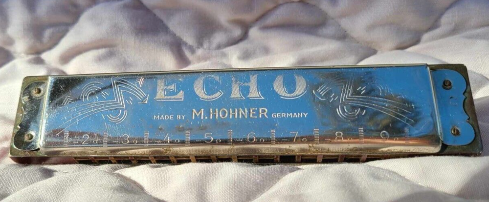 Vintage The Echo M.Hohner Harmonica Made In Germany