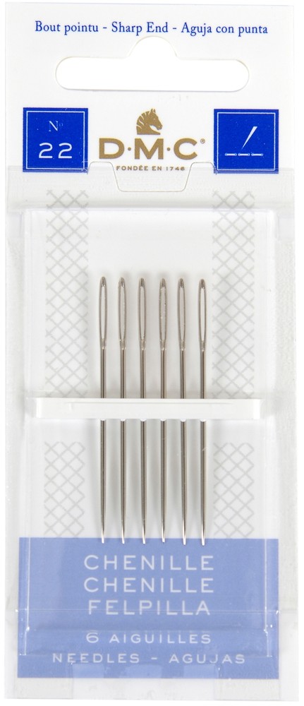 DMC 1768-22 Chenille Hand Needles-Size 22 6/Pkg