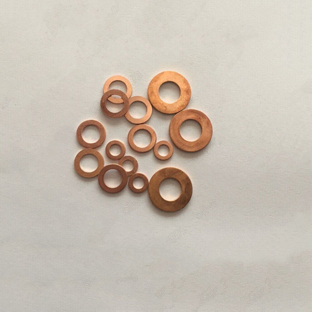 99.9% Pure Copper Cu Flat Washer Conductive Flat Washer