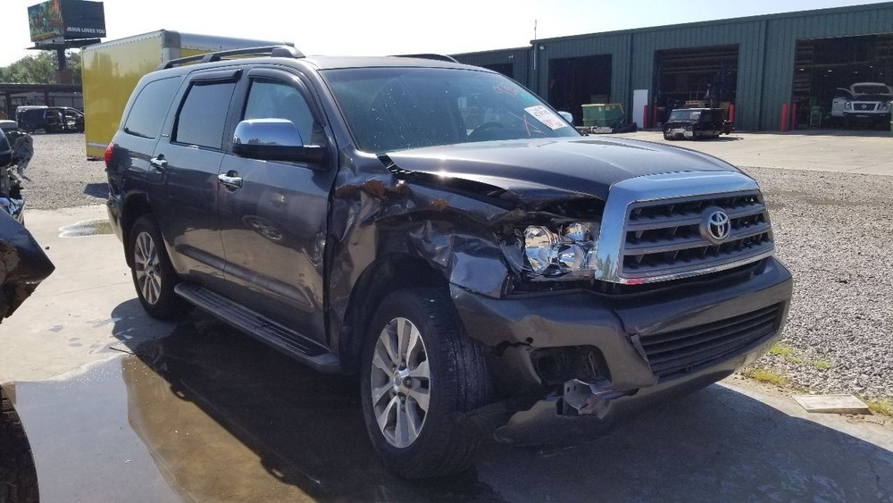 17 TOYOTA SEQUOIA INTERIOR DOOR TRIM PANEL FRONT LEFT DRIVER GRAY