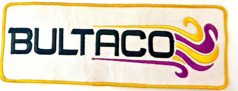 Vintage Bultaco Motorcycle Jacket Patch
