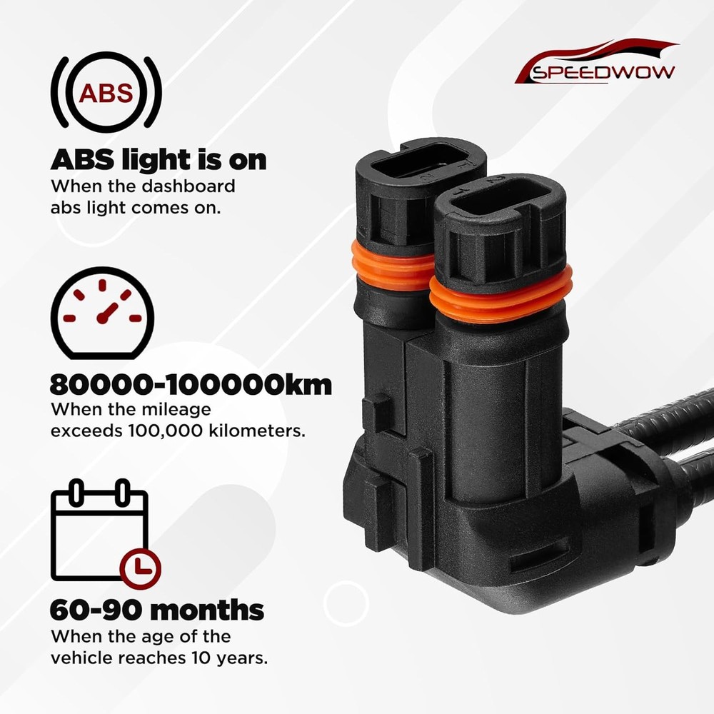 4Pcs ABS Wheel Speed Sensor Front Rear Left Right Compatible with 2005-2010 300