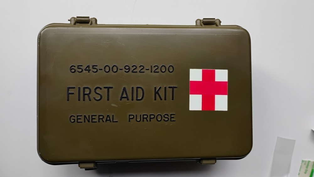 Vintage U.S. Military First Aid Kit – Absentee Shawnee –Lot 862-Mostly Complete