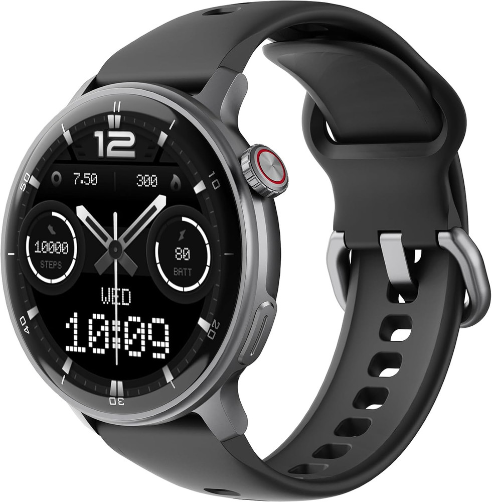 R5G plus Smartwatch with GPS, Bluetooth Calling, Waterproof Design, Custom Faces