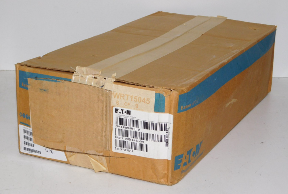New Eaton T982F4-N-SL-109 Rack Mountable Power Distribution Unit PW105MI1U165