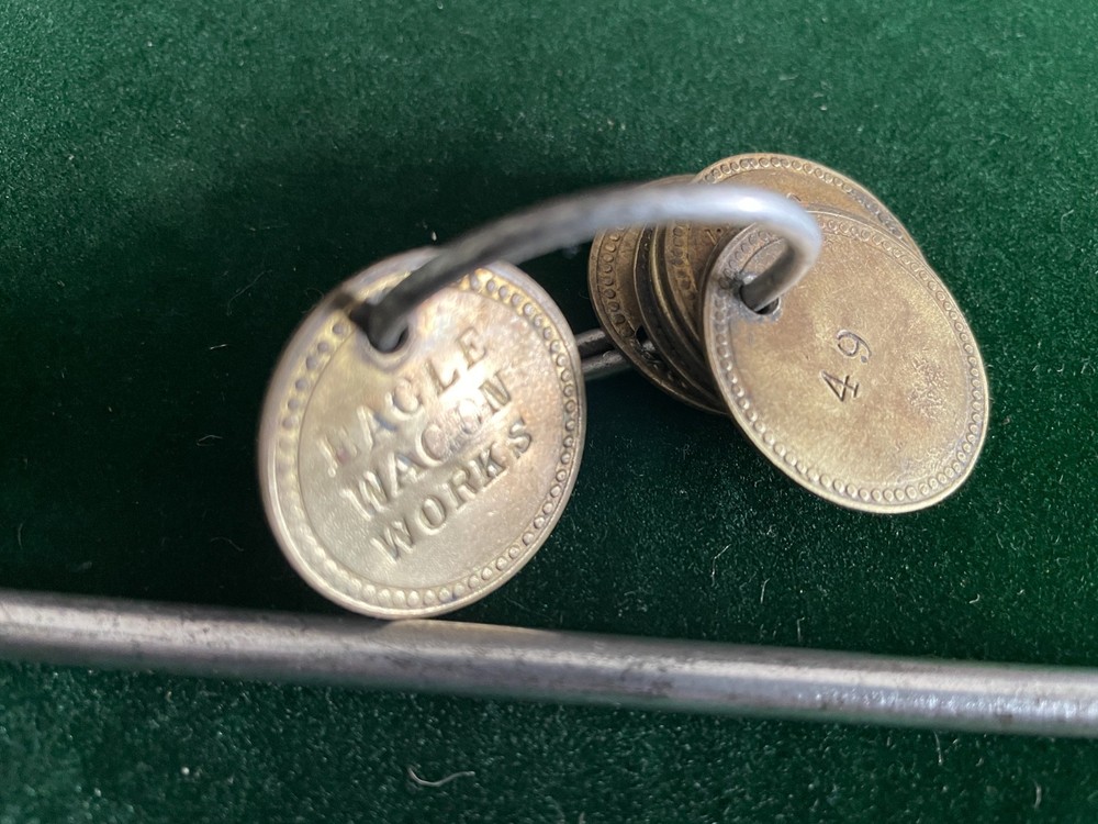 Very Rare Eagle Wagon Works Machinists Tool Box