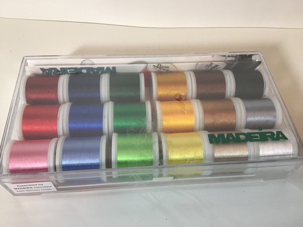 MADEIRA 18 Spool Embroidery Thread Pack