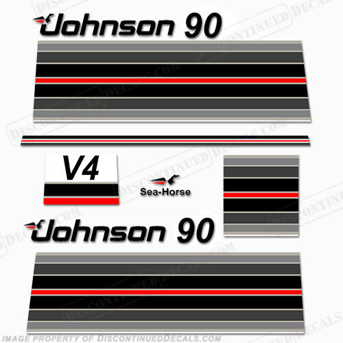 Fits Johnson 1982 90hp Decals