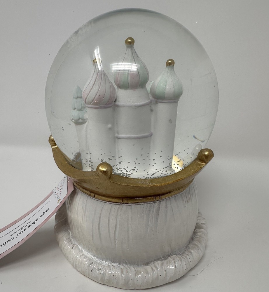 Pastel Christmas Nutcracker Snowglobe, Christmas Snowglobe, Musical Nutcracker