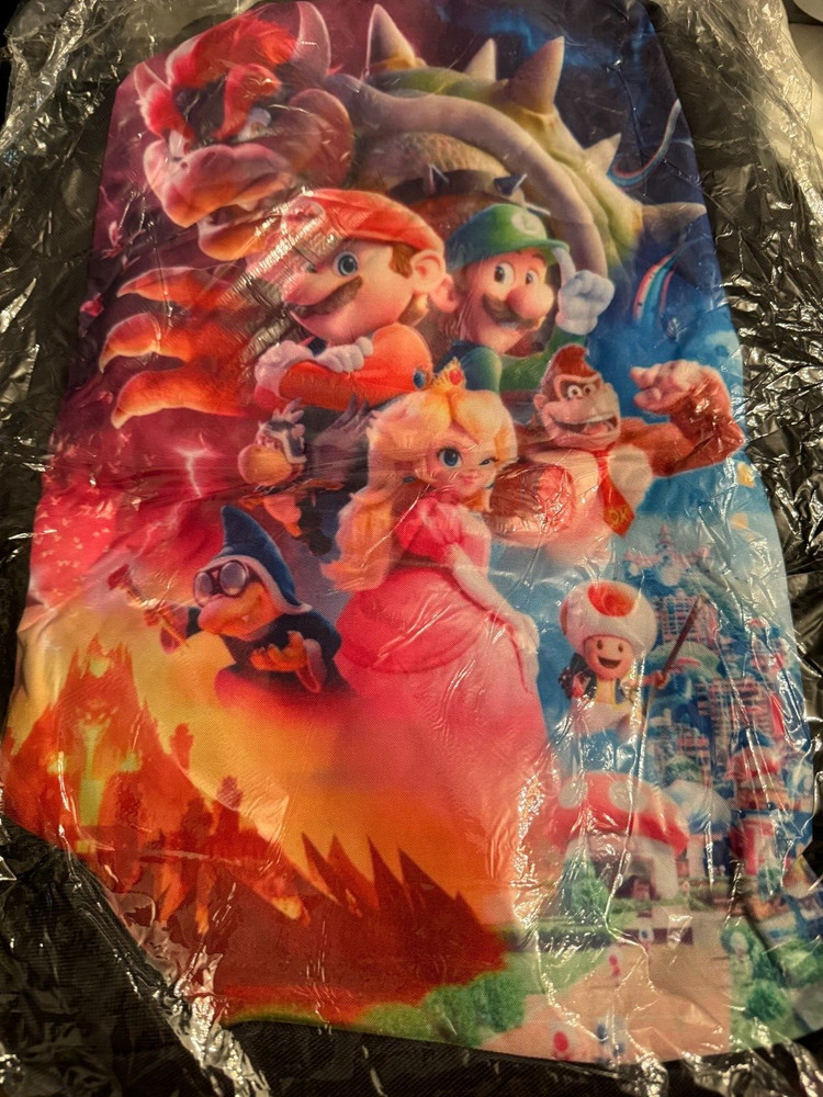 Super Mario Bros Backpack,  new in factory packaging, 17 x 11