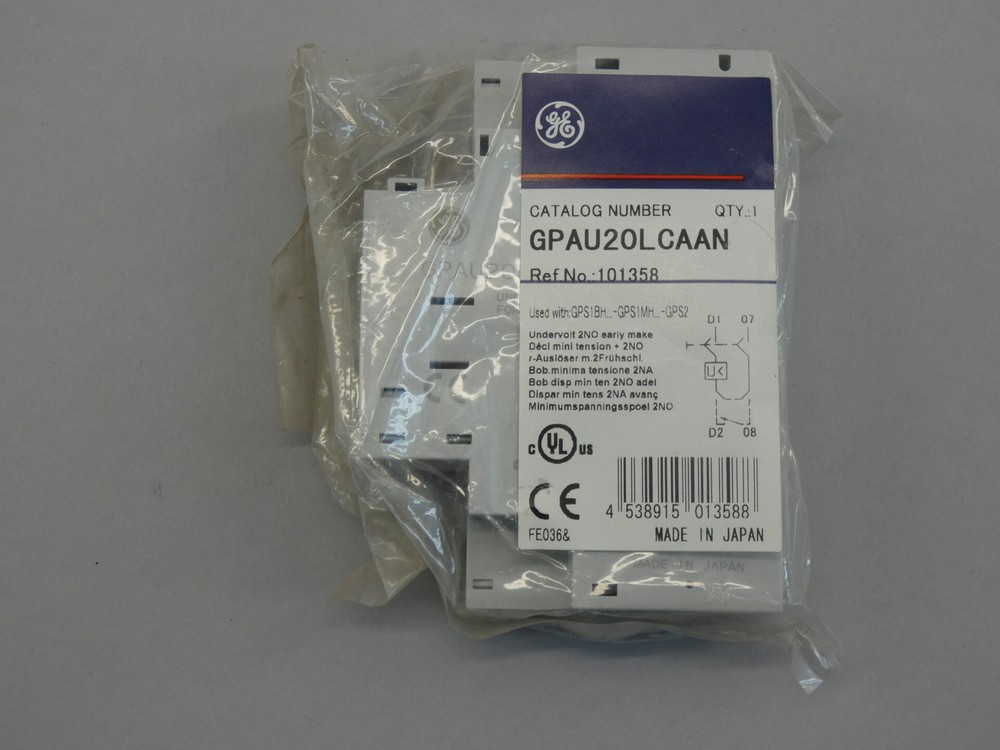 General Electric GPAU20LCAAN Undervoltage Release, 101358 - NEW Surplus!