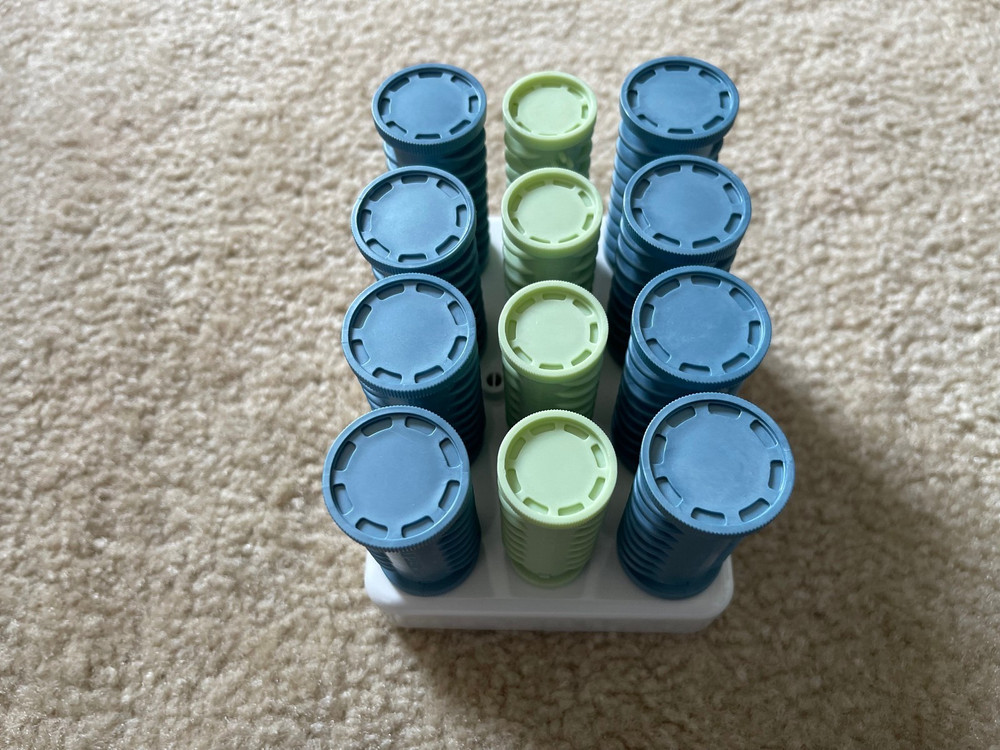 CONAIR Instant Heat Compact Styling Setter 12 Multi-Size Rollers With Pins