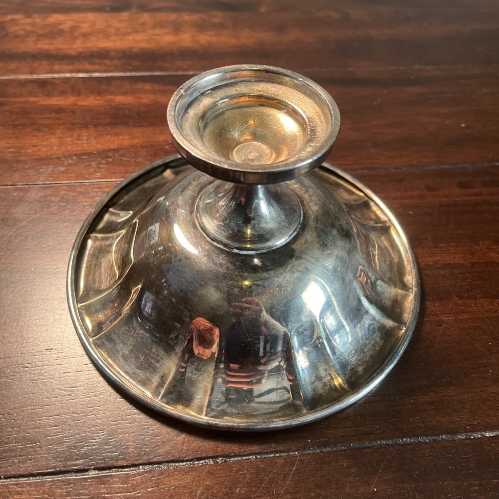 Vintage Oneida Silversmiths Silver Plated Footed Candy Dish