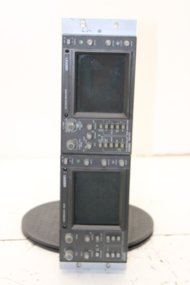 Leader 5860V/5850V Waveform Vectorscope Monitors - Untested As-is