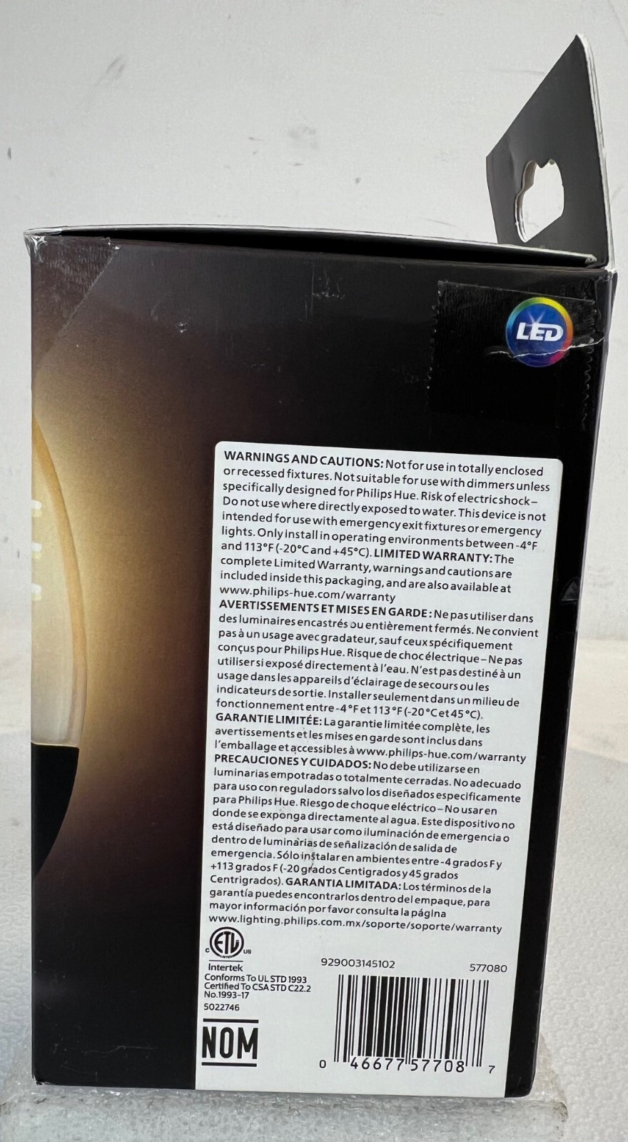 Philips Hue 40W White Ambiance Filament LED Smart Candle-Shaped Bulb - Pack of 2