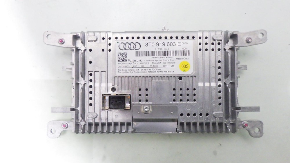 10 AUDI A4 Info Screen 8T0919603E