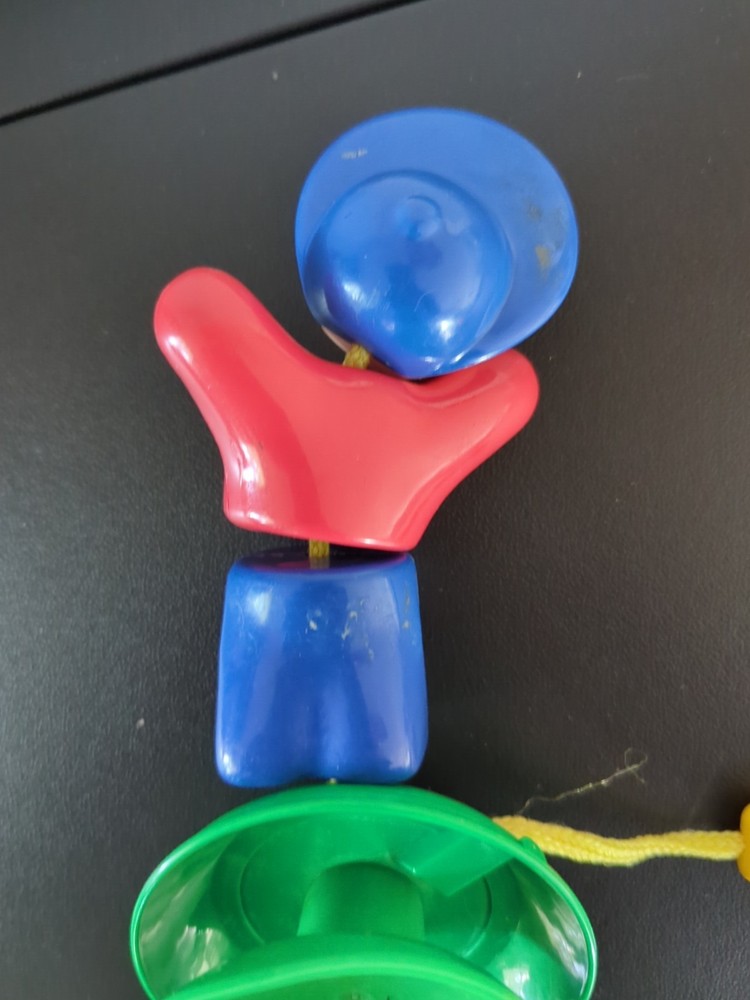 Johnson and Johnson Pull String Standup Baby Toy Vintage